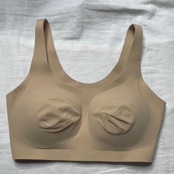 Evelyn and Bobbie The Bobbie Scoop Padded Bra Sand Size Small - Picture 1 of 3